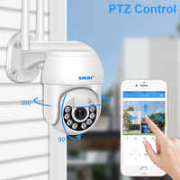 Smar H.265 3MP HD bezprzewodowy System CCTV dwukierunkowy Audio wodoodporny PTZ WIFI kamera bezpieczeństwa IP 8CH NVR wideo zestaw do nadzorowania ICsee 3